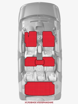 ЭВА коврики «Queen Lux» комплект для SEAT Terra
